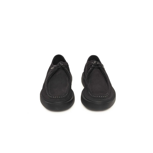 Cerruti 1881 Herren-Derbyschuh aus schwarzem Rindsleder