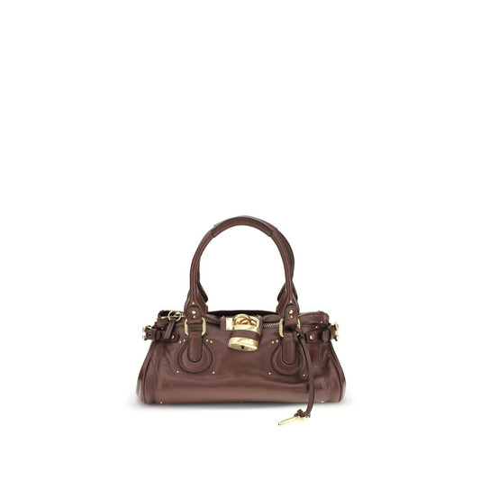Chloé Bordeaux Schultertasche aus Büffel-Leder