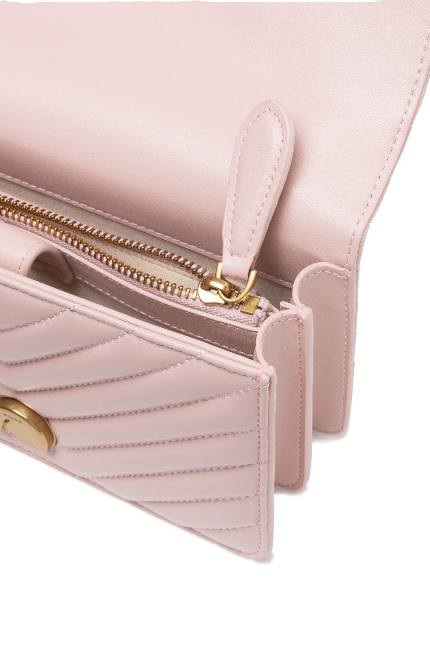 PINKO Puderrosa Love One Mini-Umhängetasche