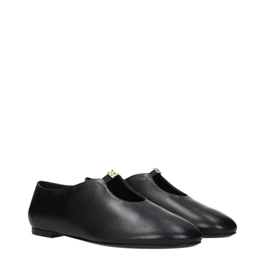 Givenchy – Schwarze Ballerinas aus Leder