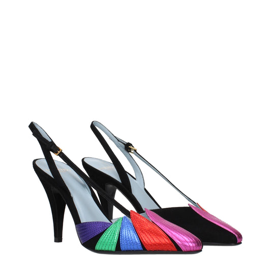 Valentino Garavani – Pumps aus schwarzem Leder mit hohem Absatz