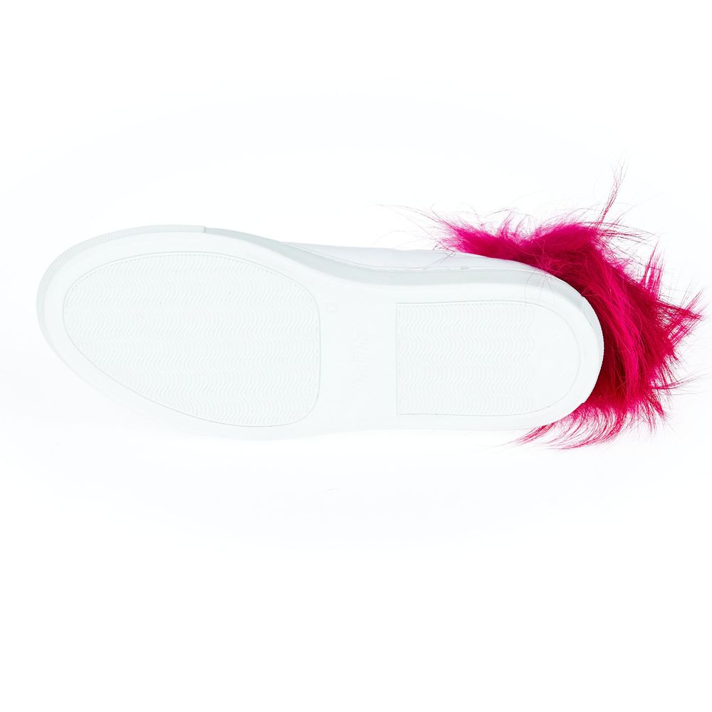 Mr&Mrs Italy Damen Sneaker aus weißem Lammleder