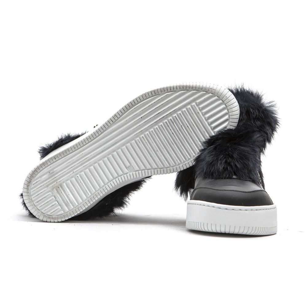 Mr&Mrs Italy Damen Sneaker aus blauer Baumwolle