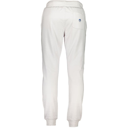 North Sails White Cotton Men's Sport Trouser