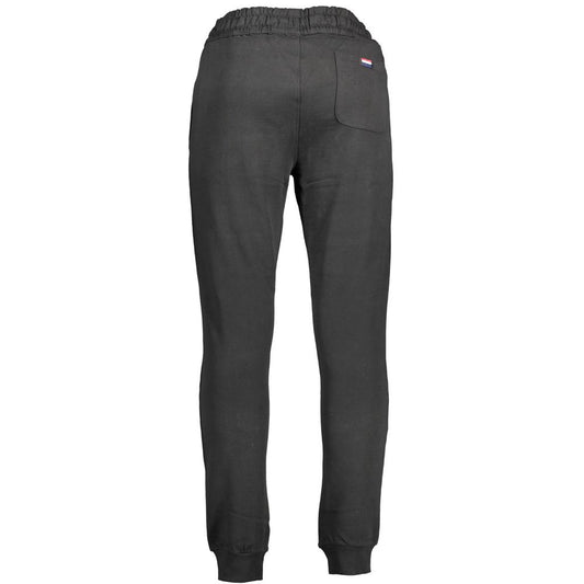 U.S. POLO ASSN. Black Cotton Mens Trousers