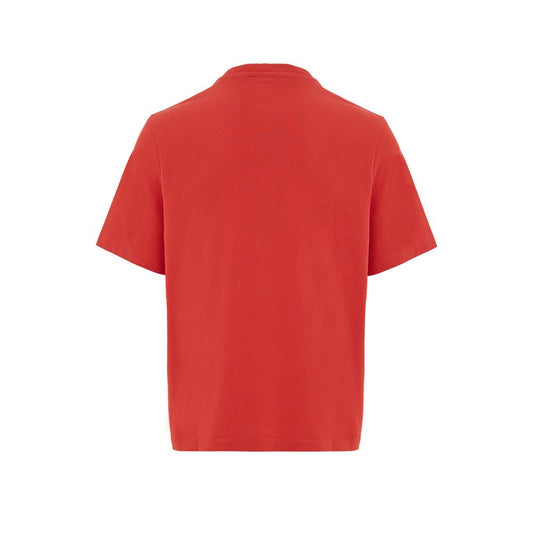 Rotes Baumwoll-T-Shirt von Maison Kitsuné