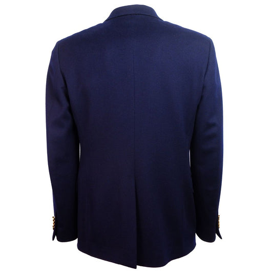 Blauer Wollblazer für Herren, Made in Italy