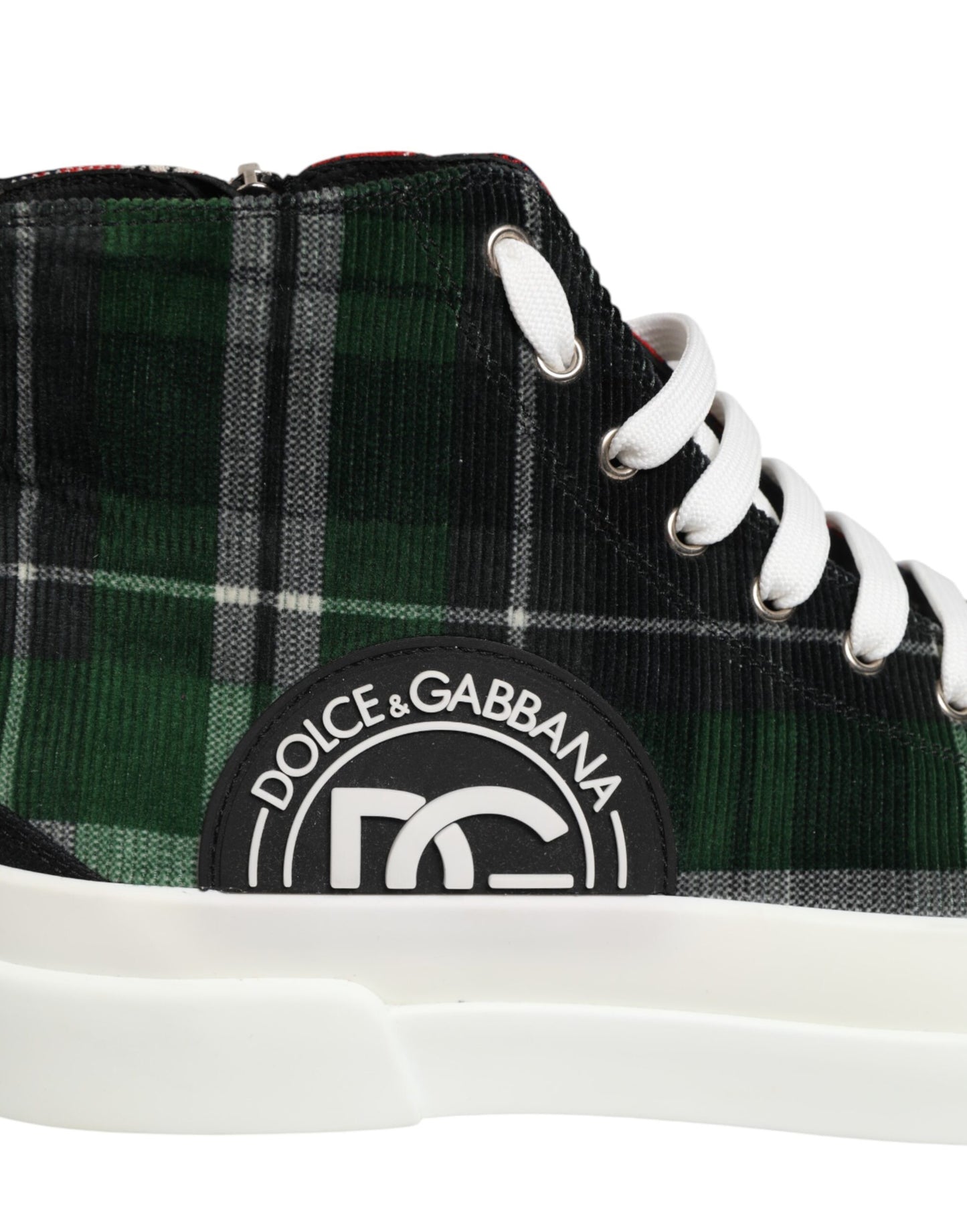 Dolce & Gabbana Multicolor DG Logo Herren High Top Sneakers Schuhe
