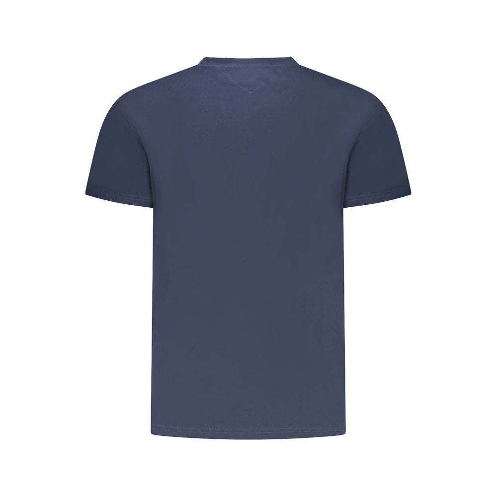 Tommy Hilfiger – Blaues Baumwoll-T-Shirt