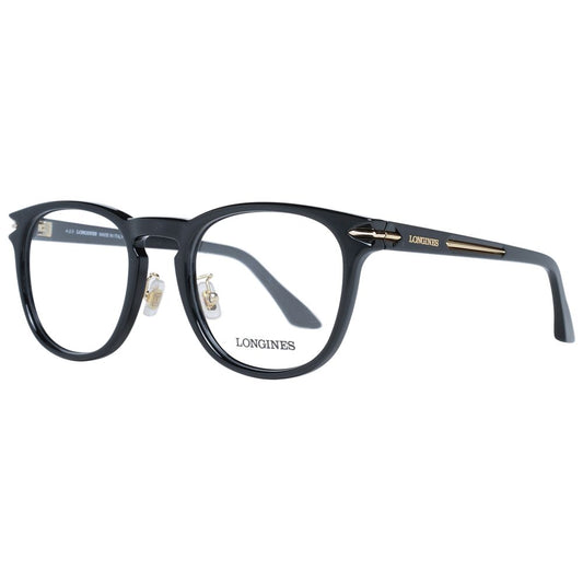 Longines Schwarze Kunststoffbrille (Gestelle)