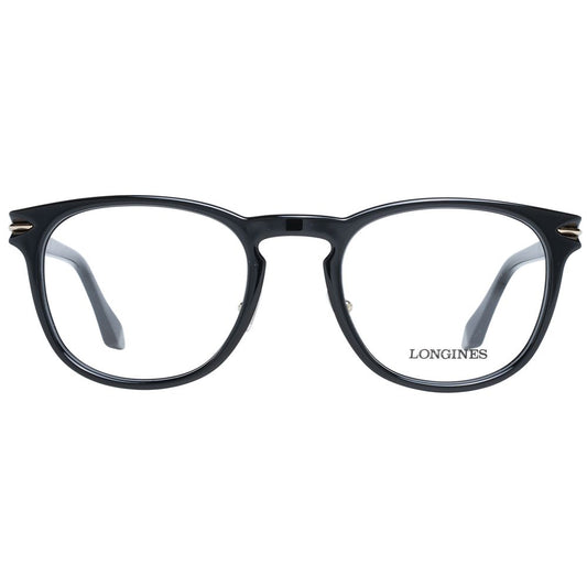 Longines Schwarze Kunststoffbrille (Gestelle)