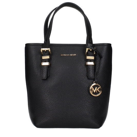 Michael Kors Schwarze Lederhandtaschen