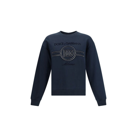 Blaues Baumwoll-Sweatshirt von Dolce & Gabbana