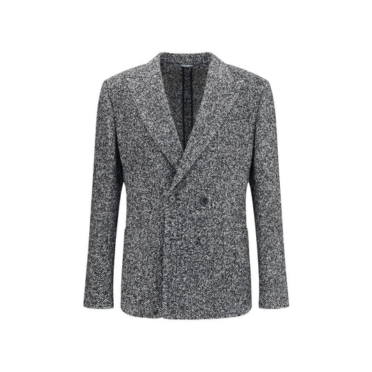 Dolce & Gabbana Portofino Zweireihige Jacke mit Chevron-Muster
