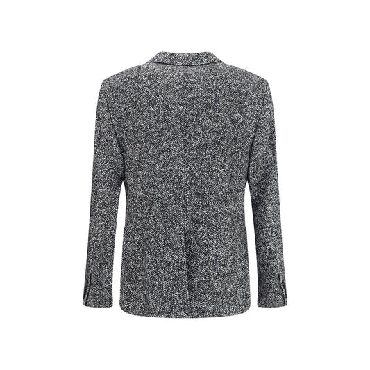 Dolce & Gabbana Portofino Zweireihige Jacke mit Chevron-Muster