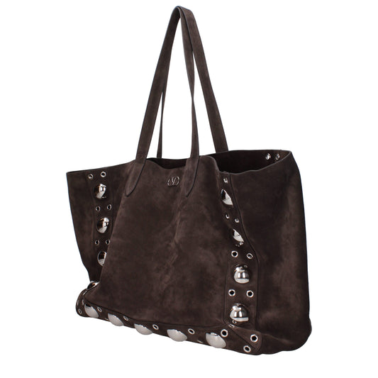 Valentino Garavani Schultertasche aus braunem Leder