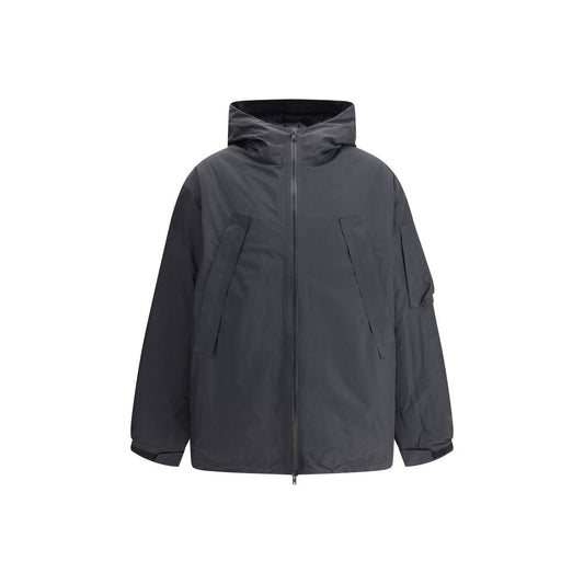 Y-3 Schwarze Jacke aus Polyester-Shellmaterial
