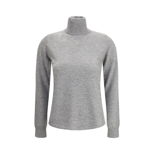 Max Mara Grauer Woll-Rollkragenpullover