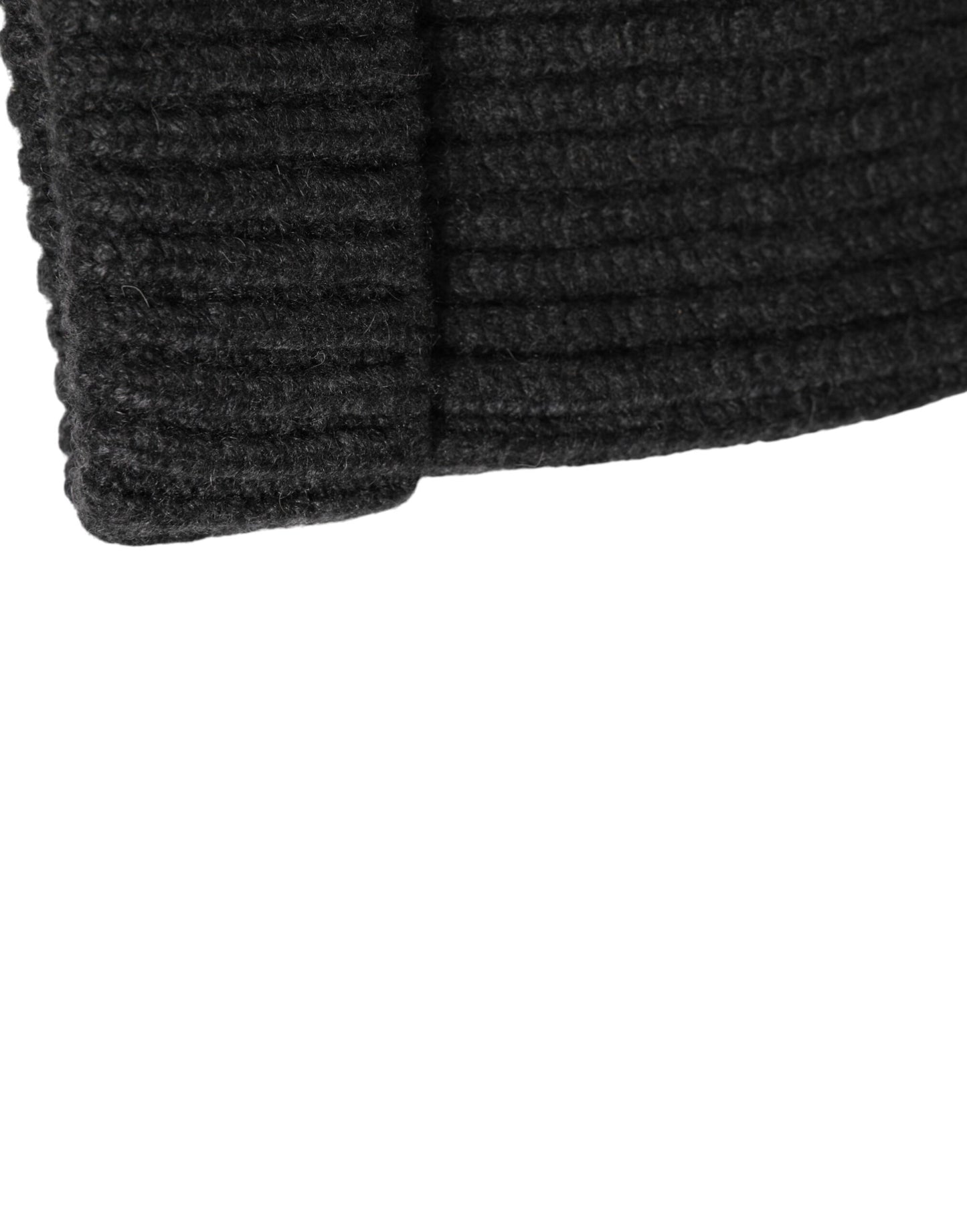 Dolce & Gabbana Schwarze Kaschmir-Strickmütze für Herren