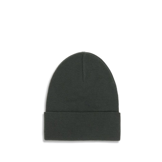 Moncler Grenoble Black Fleece Wool Beanie