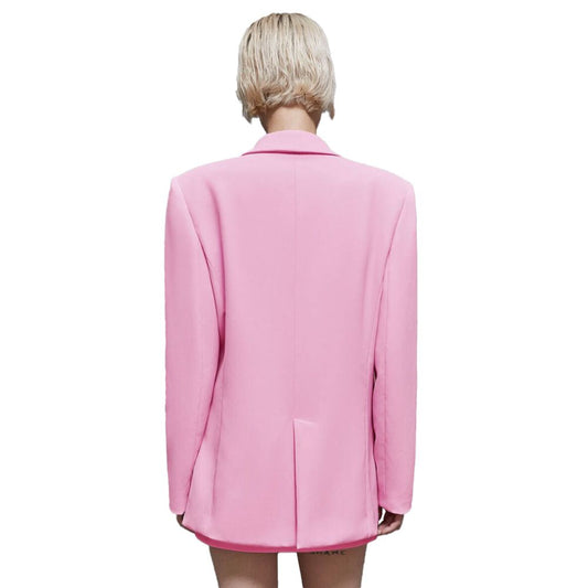 Patrizia Pepe – Rosa Polyester-Blazer