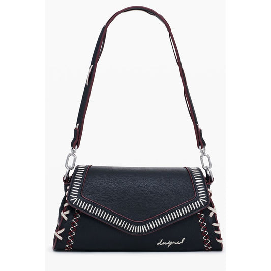 Desigual Schwarze Polyethylen-Damenhandtasche