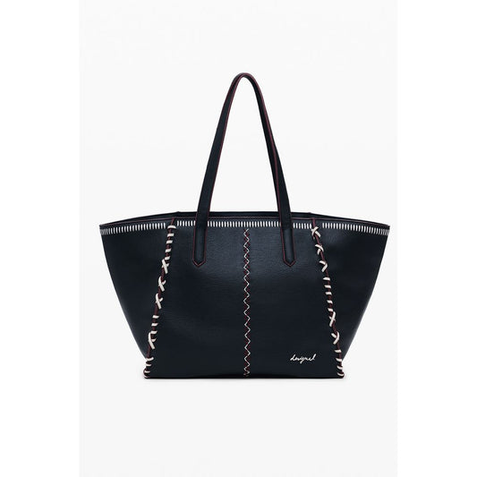 Desigual Schwarze Polyethylen-Damenhandtasche