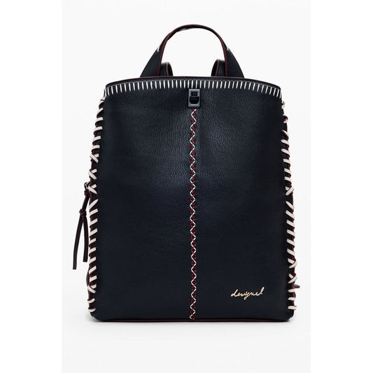 Desigual Schwarzer Polyethylen-Rucksack für Damen