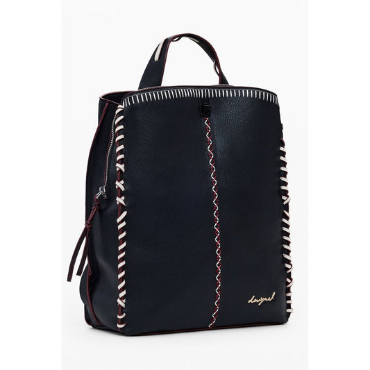 Desigual Schwarzer Polyethylen-Rucksack für Damen