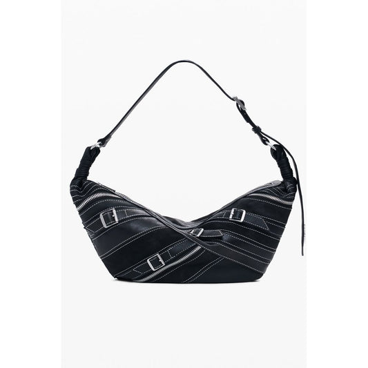 Desigual Schwarze Polyethylen-Damenhandtasche