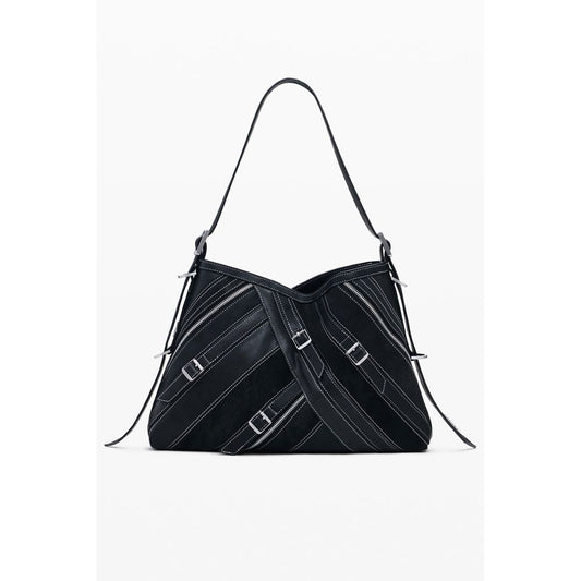 Desigual Schwarze Polyethylen-Damenhandtasche