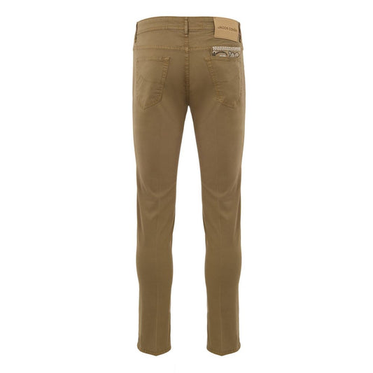 Jacob Cohen Beige Cotton Skinny Pants