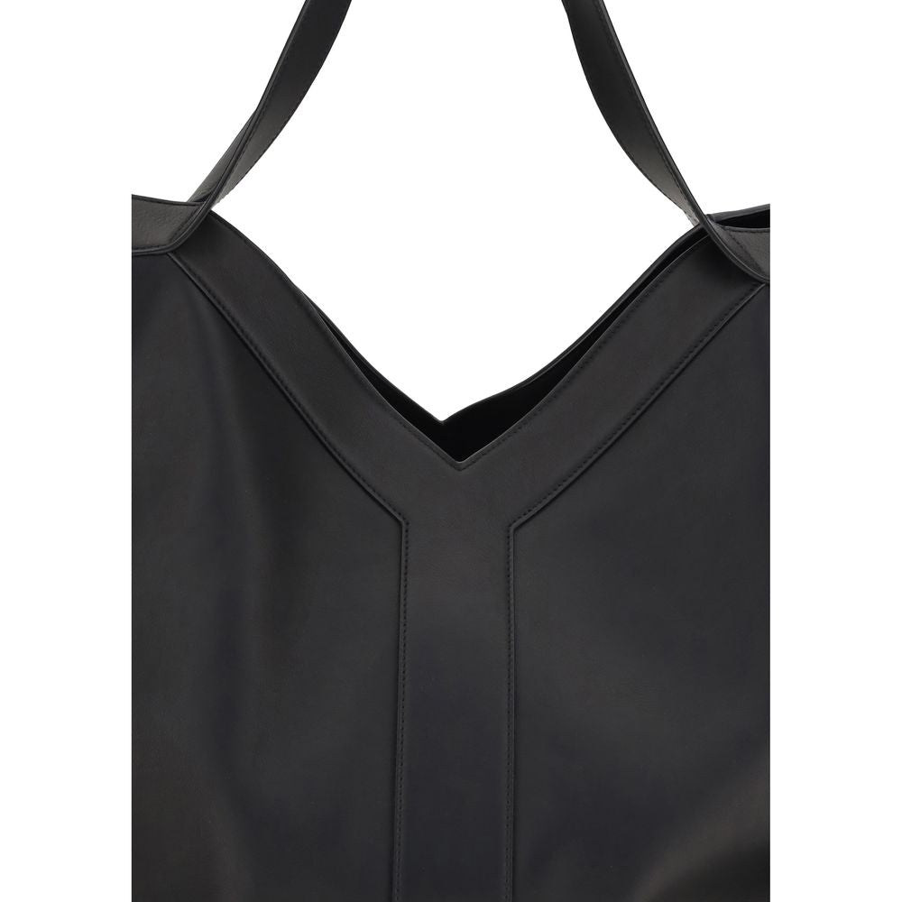 Saint Laurent Schultertasche aus schwarzem Kalbsleder (Bos Taurus)