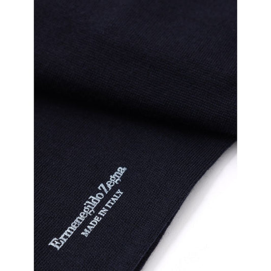 ZEGNA Blaue Wollsocken