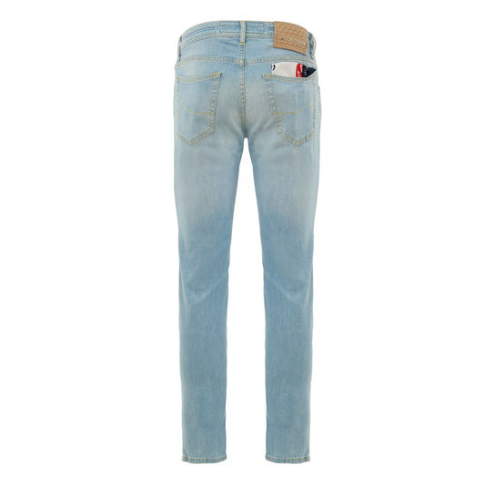 Jacob Cohen Blaue Skinny Jeans aus Baumwolle