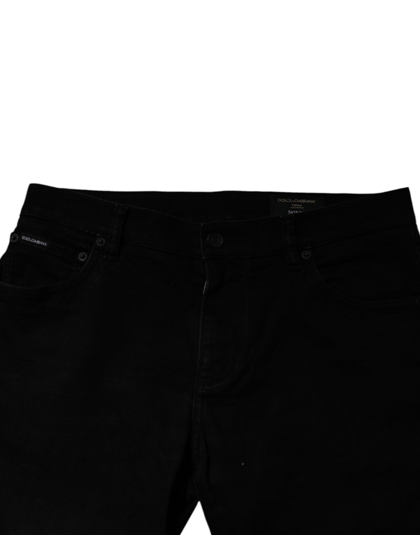 Dolce & Gabbana Schwarze Skinny-Jeans aus Baumwollstretch für Herren