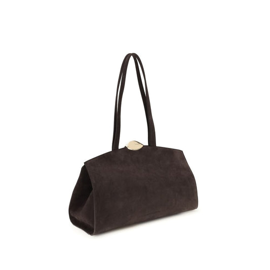 Benedetta Bruzziches Schultertasche Bos Taurus aus braunem Kalbsleder