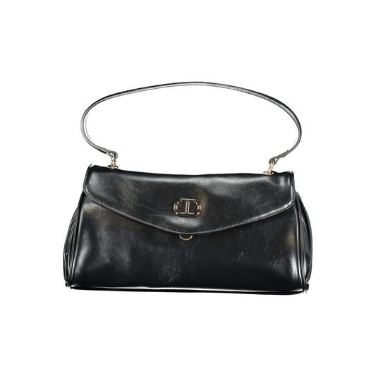 Twinset Damenhandtasche aus Polyethylen in Schwarz