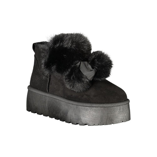 Laura Biagiotti Schwarzer Polyester-Damenstiefel