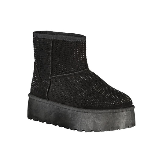 Laura Biagiotti Schwarzer Polyester-Damenstiefel