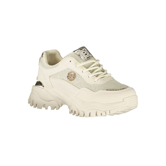 Laura Biagiotti Beige Polyester Damen Sneaker
