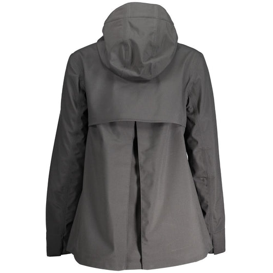 K-WAY Schwarze Polyesterjacken & Mäntel