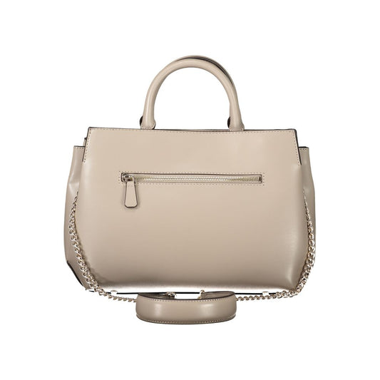 Guess Jeans – Handtasche aus Polyethylen in Braun