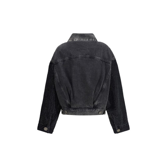 PINKO Die Trucker-Jacke mit Mini-Nieten