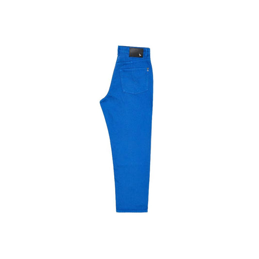 Patrizia Pepe Blaue Baumwollhose