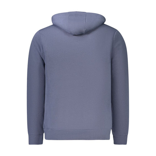 Norwegen 1963 Blauer Baumwoll-Kapuzenpullover für Herren