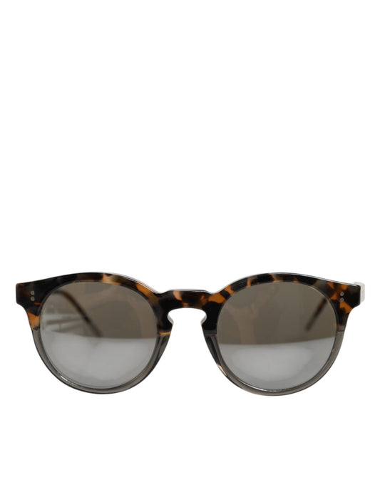 Dolce & Gabbana DG4334B Sonnenbrille mit rundem Rahmen in Braun mit Schildpatt-Optik