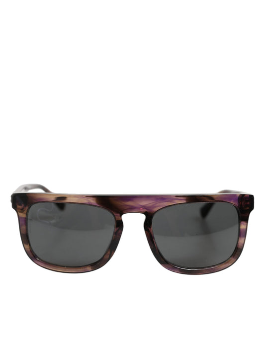 Dolce & Gabbana DG4390F – Sonnenbrille mit Vollrand und runden Acetatgläsern in Havanna