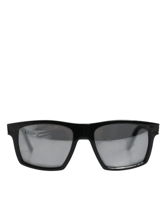 Dolce & Gabbana DG6160 – Eckige Sonnenbrille aus schwarzem Polyamid mit Sportlogo