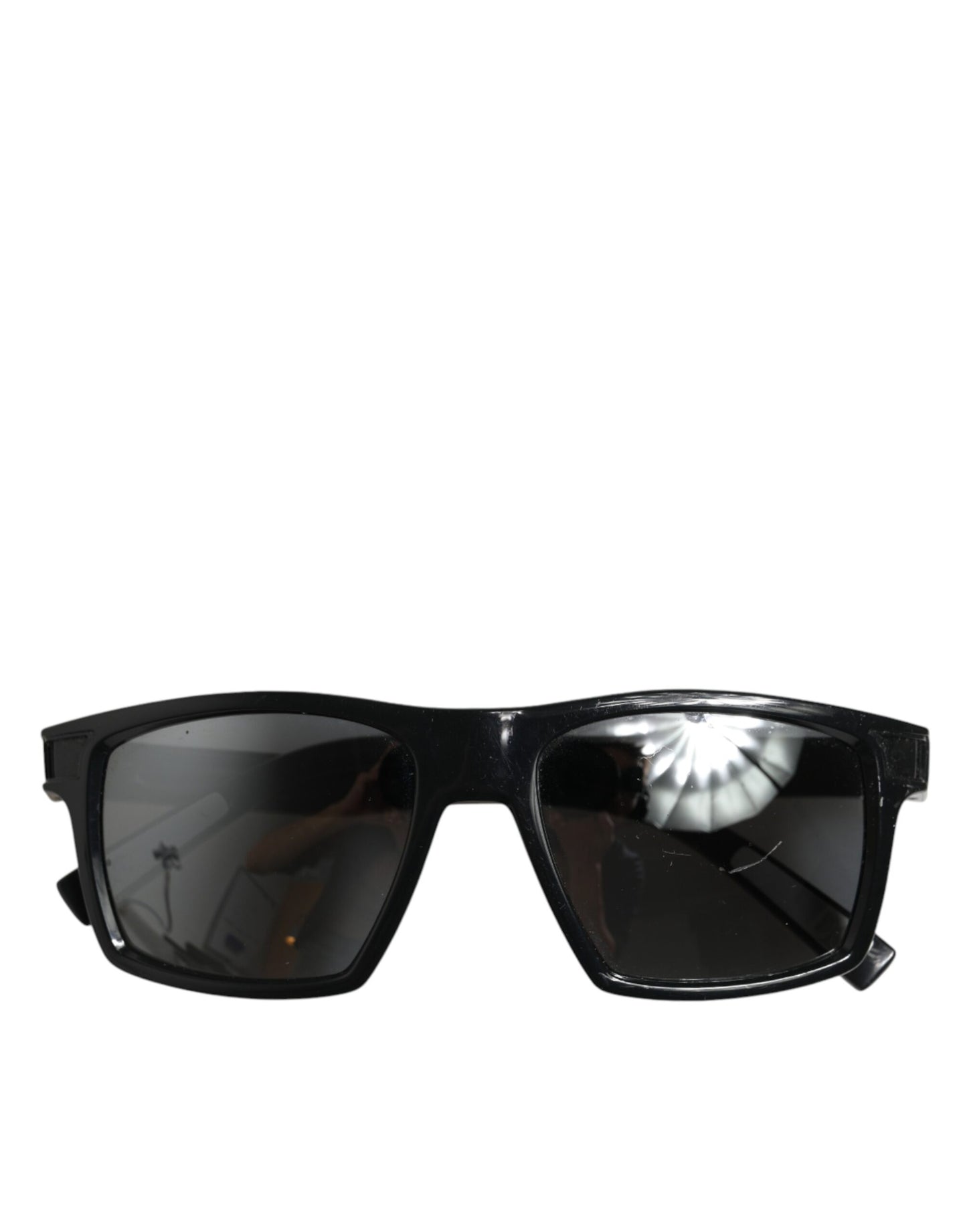 Dolce & Gabbana DG6160 – Eckige Sonnenbrille aus schwarzem Polyamid mit Sportlogo